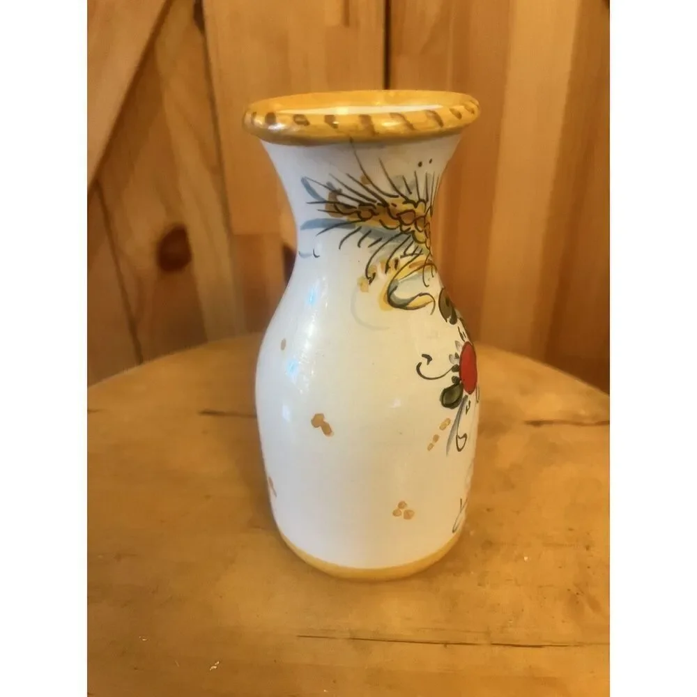 FIRENZE Vintage, Hand-Painted Vase, Crafted in Italy (6081)